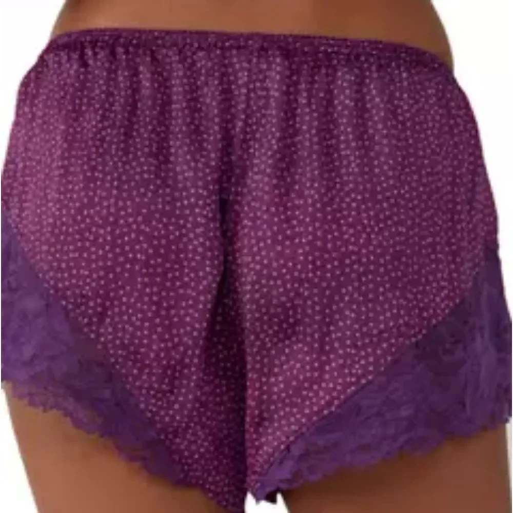 NWT Free People All Dressed Up Shorts Grape Combo